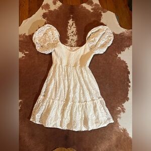 Love Colette white dress size medium